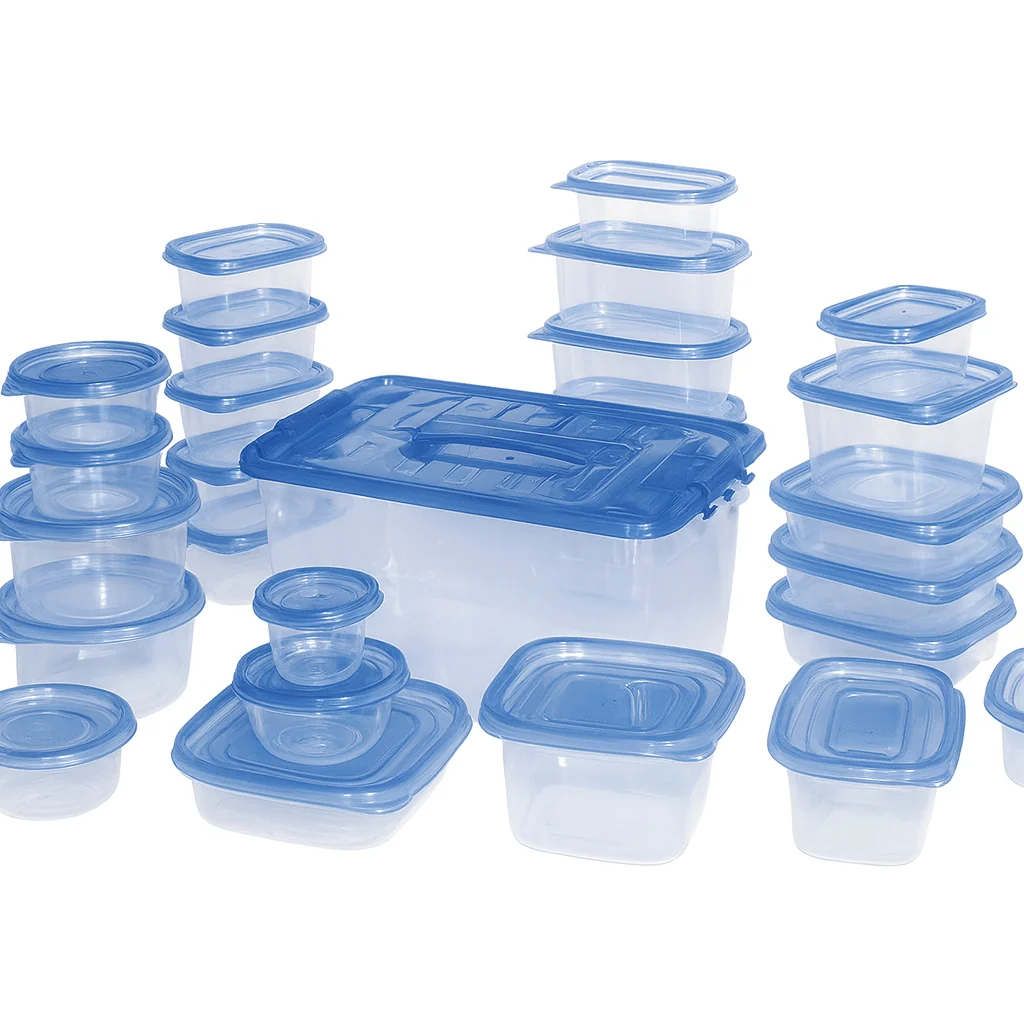 Natural 54 pcs Food Storage Container Optimized