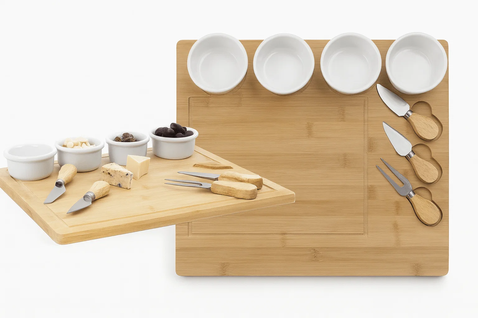 Outstanding Bamboo serving Board set Fine