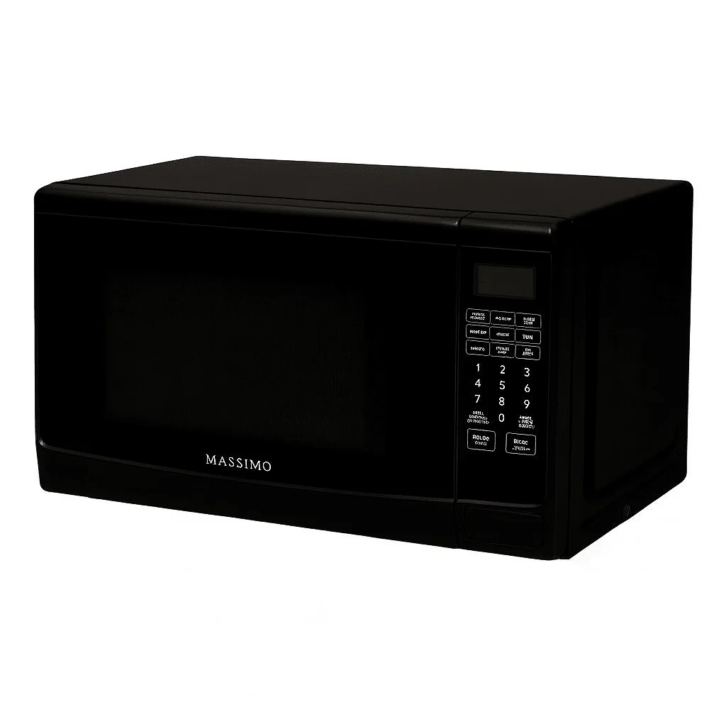 Secure Microwave 900 Watts MASSIMO Black Genuine