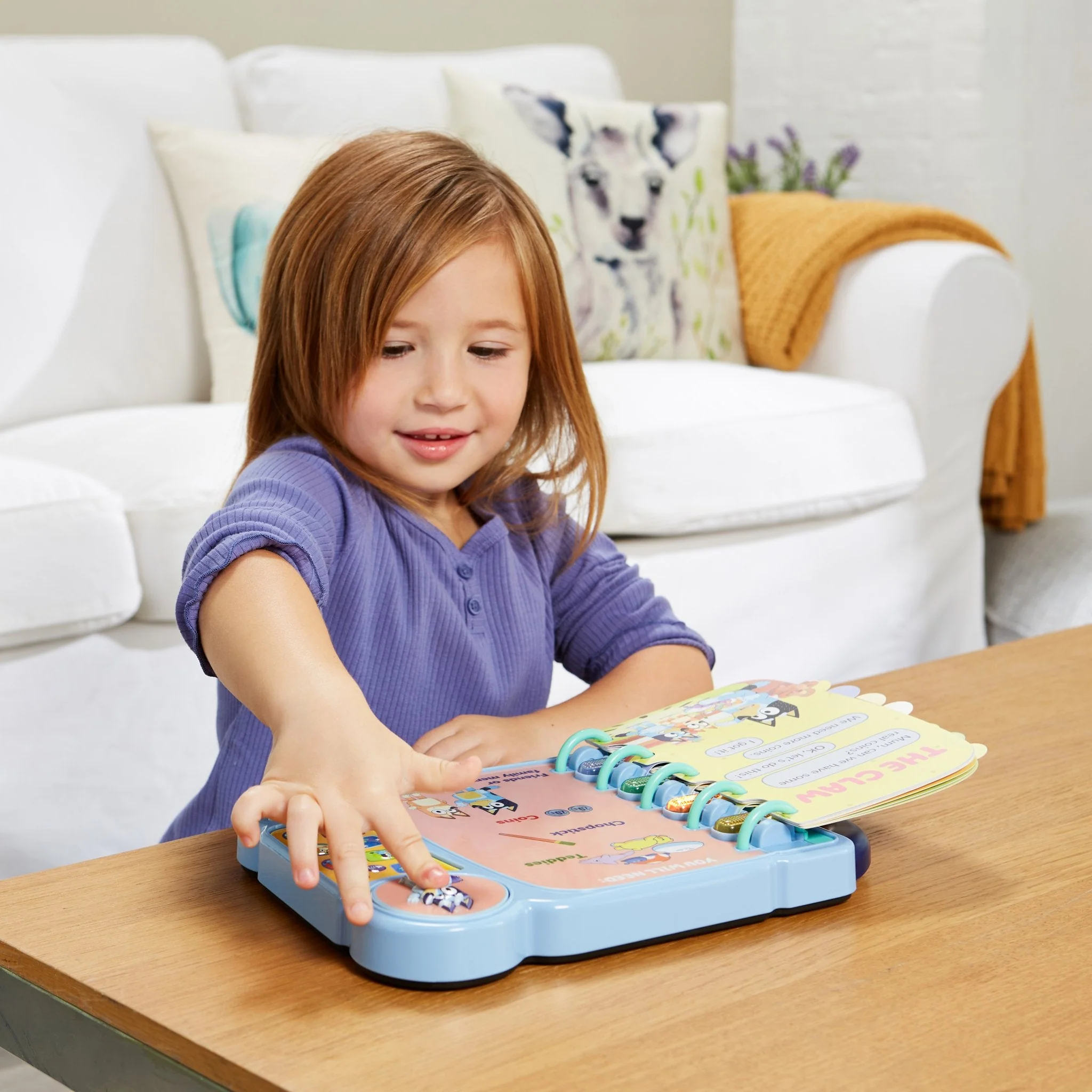High-End VTech® Bluey™ Bluey’s Book of Games FRENCH Fine