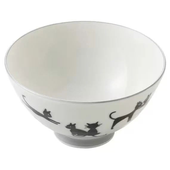 Reliable RICE BOWL BLACK CATS WH Versatile