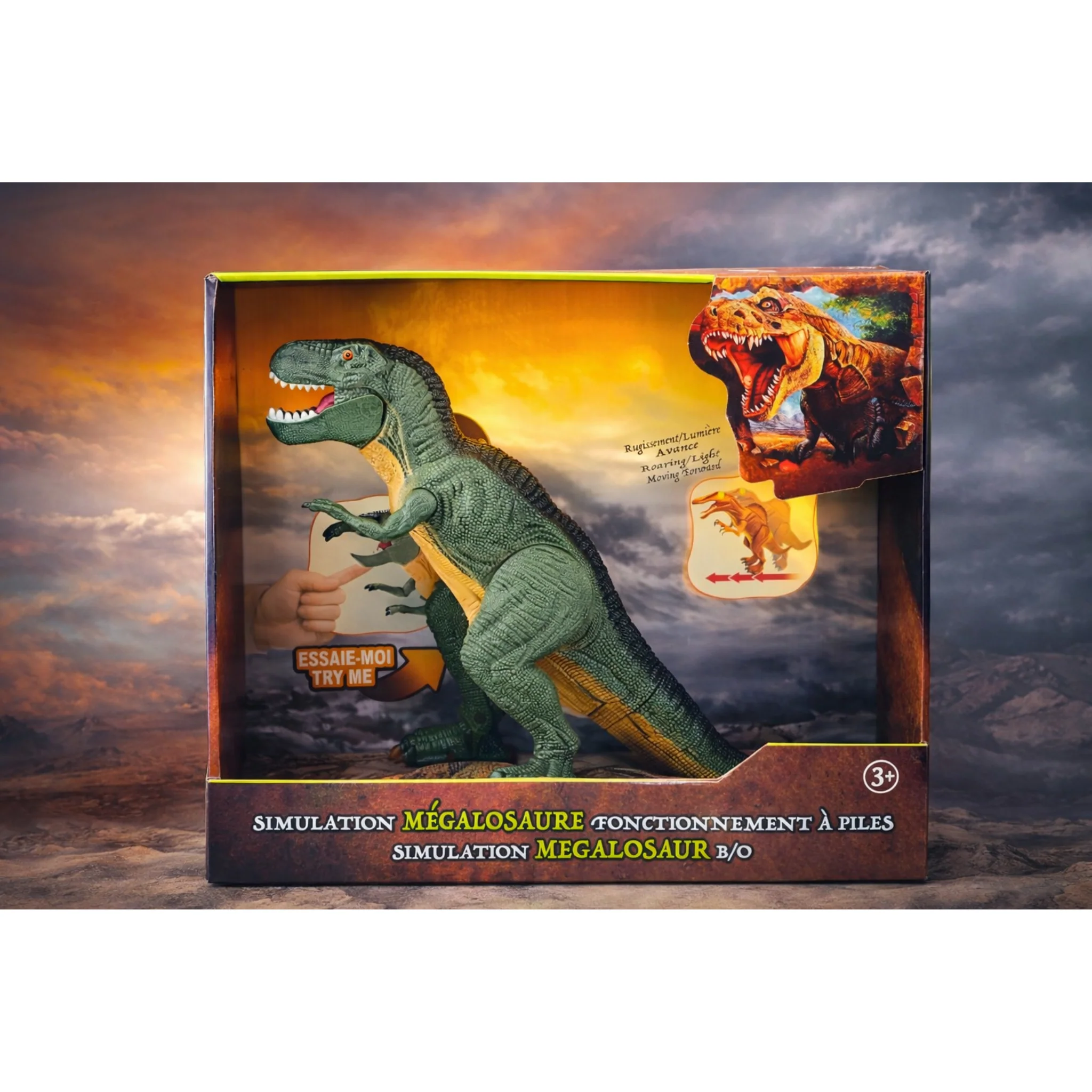 Secure Simulation Megalosaur B O Battery Operated Environmentally Friendly