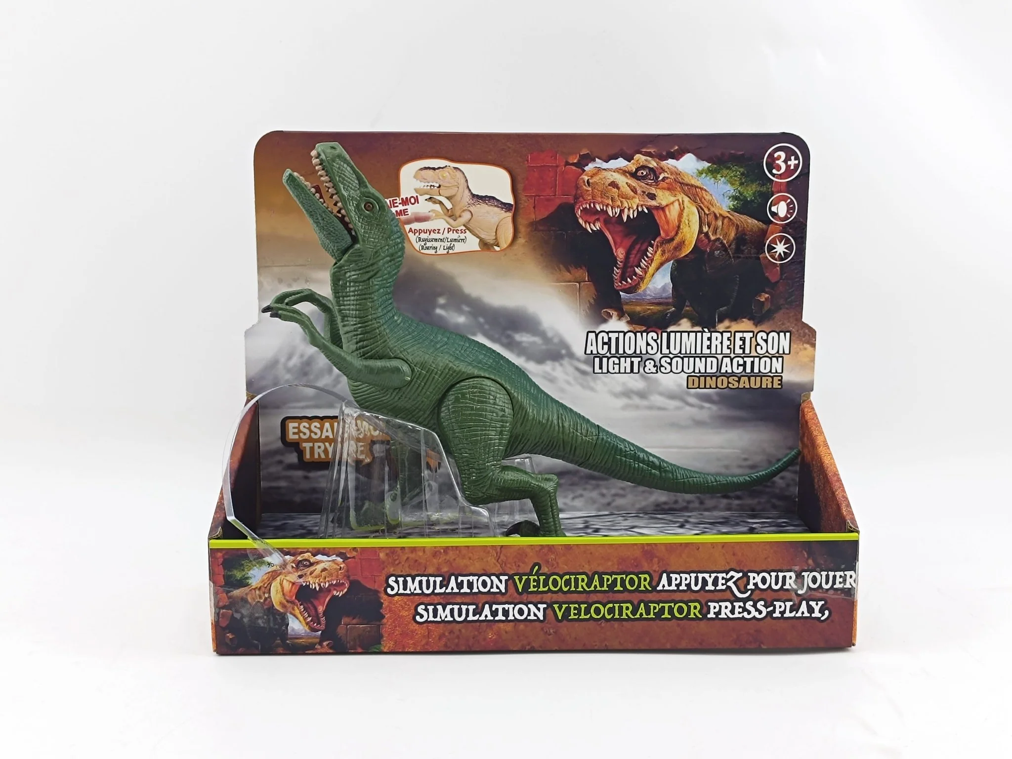 Durable SIMULATION VELOCIRAPTOR PRESS PLAY Premium