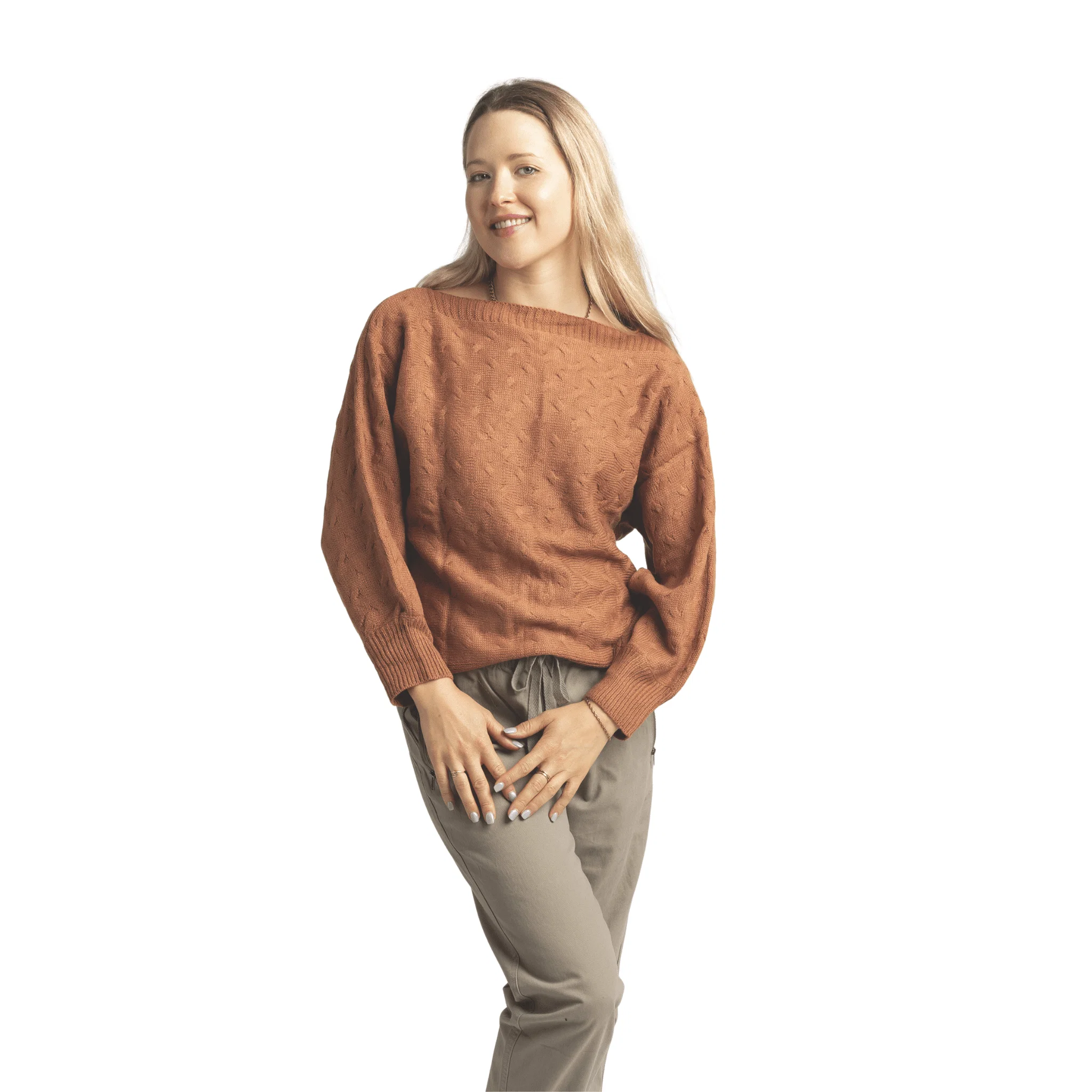 Artisan Textured Knit Relaxed Sweater Selected