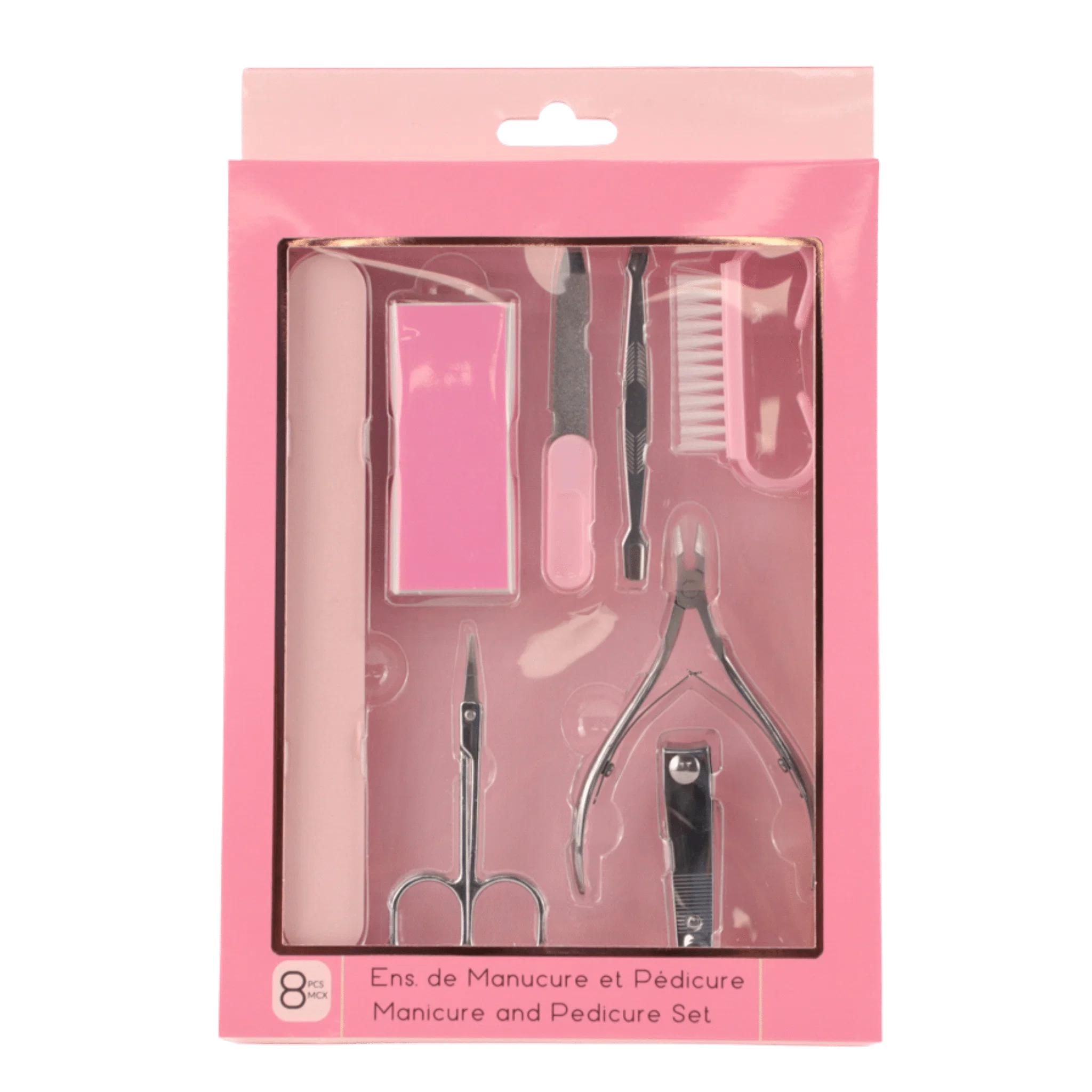 Healthy Manicure Pedicure Set – 8 Pieces Minimalist
