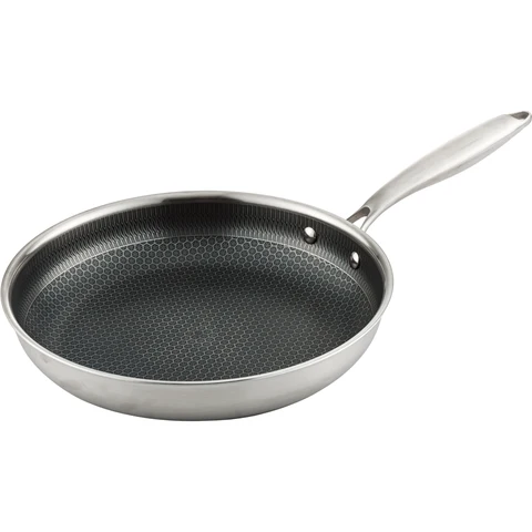 Versatile Premium Tri-Ply Stainless Steel Frypan – 20 24 amp 28 cm Flexible