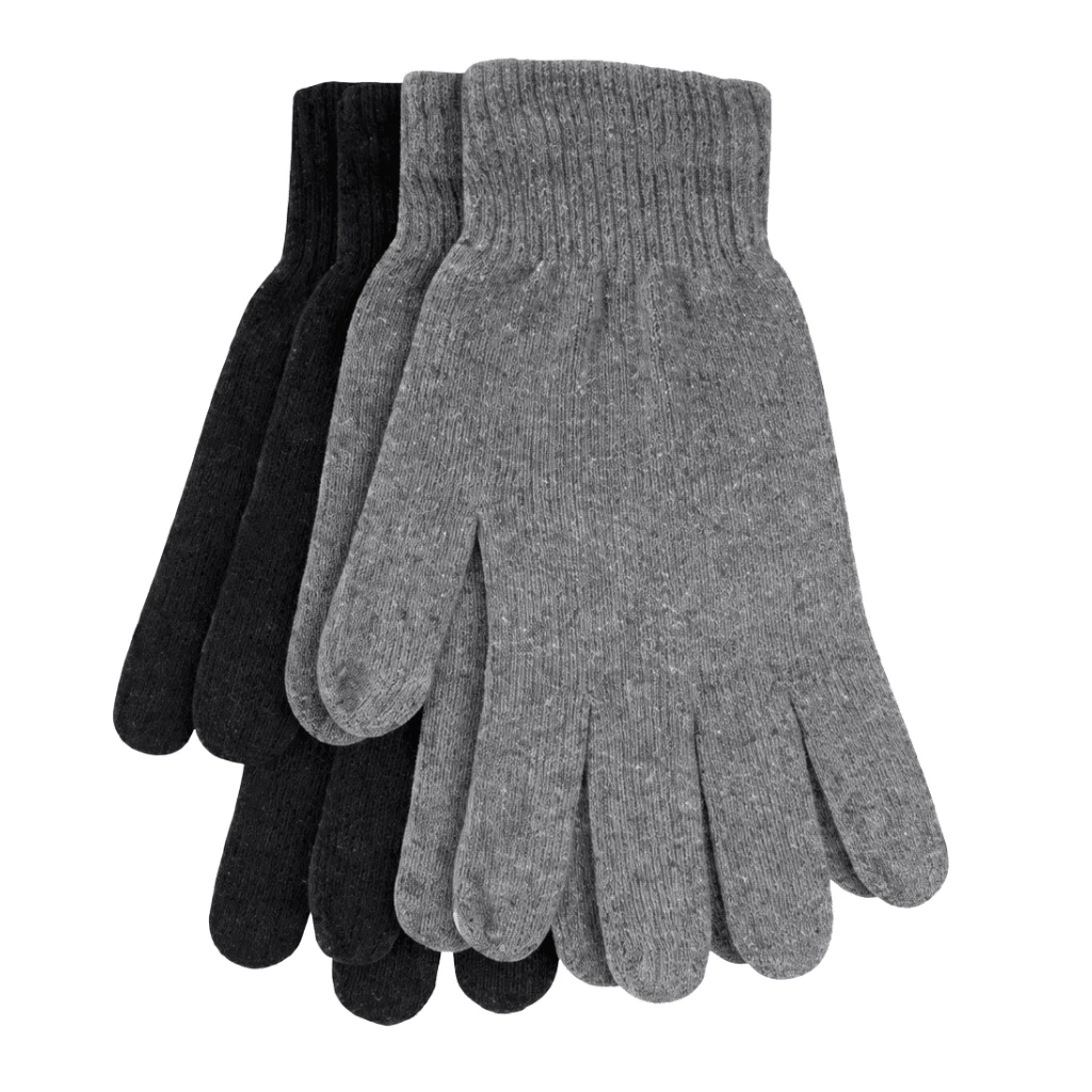 Efficient Essential Knit Gloves – 2-Pack Premium Material