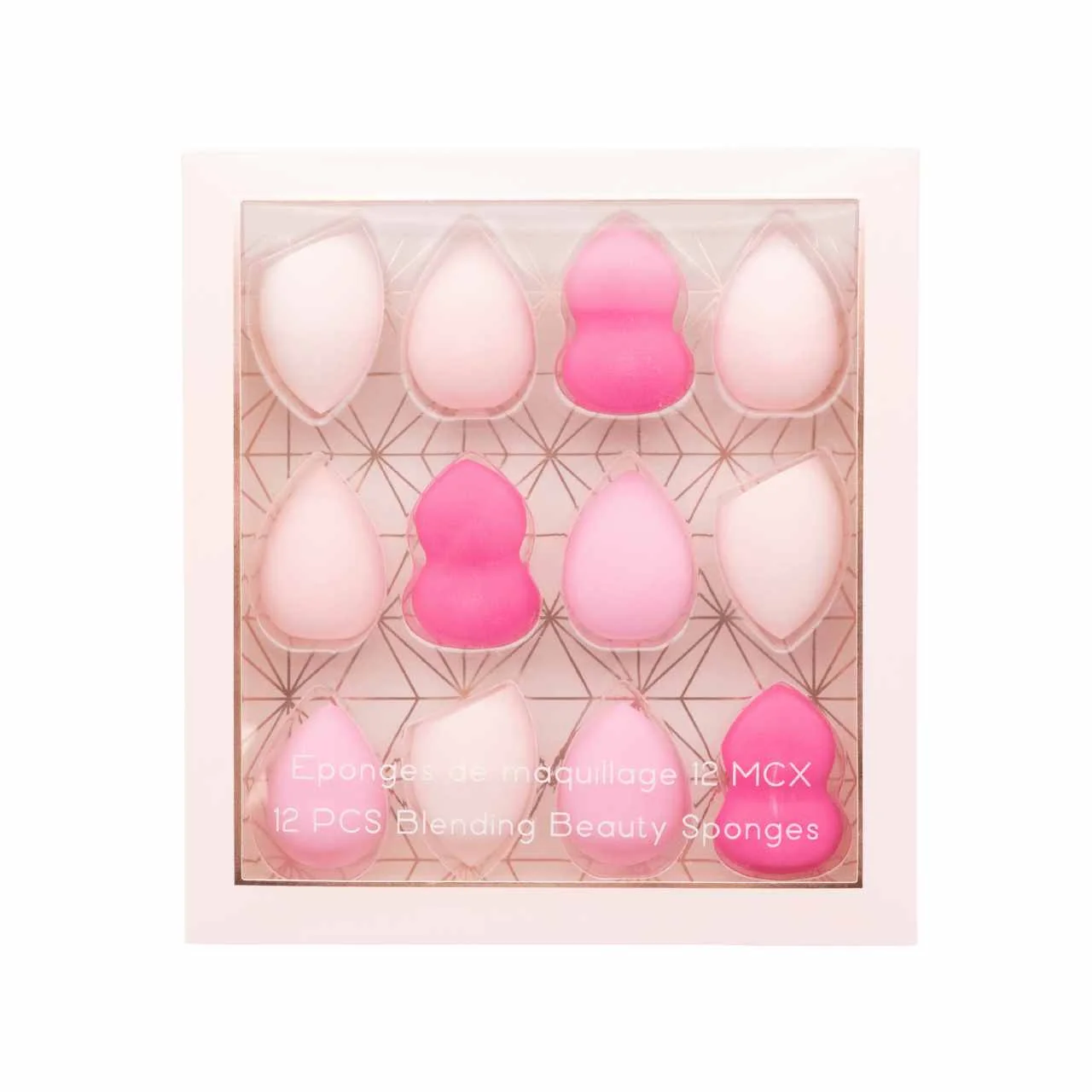 Premium Material Blending Beauty Sponge Set – 12 Pieces Original