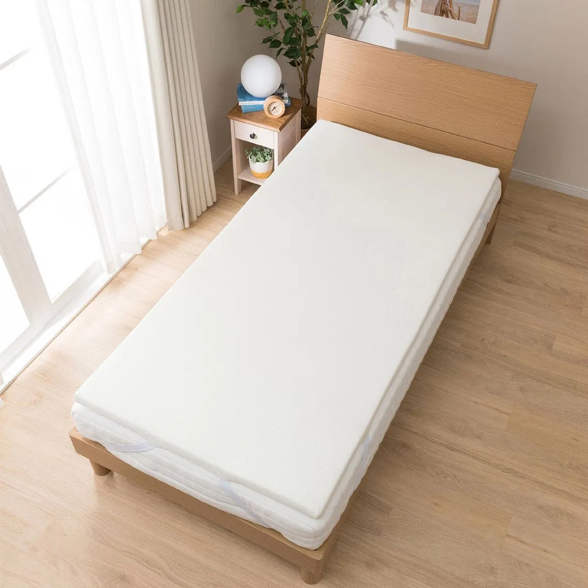 Reusable LOW REPULSION MATTRESS TOPPER SOFTY NF S Green