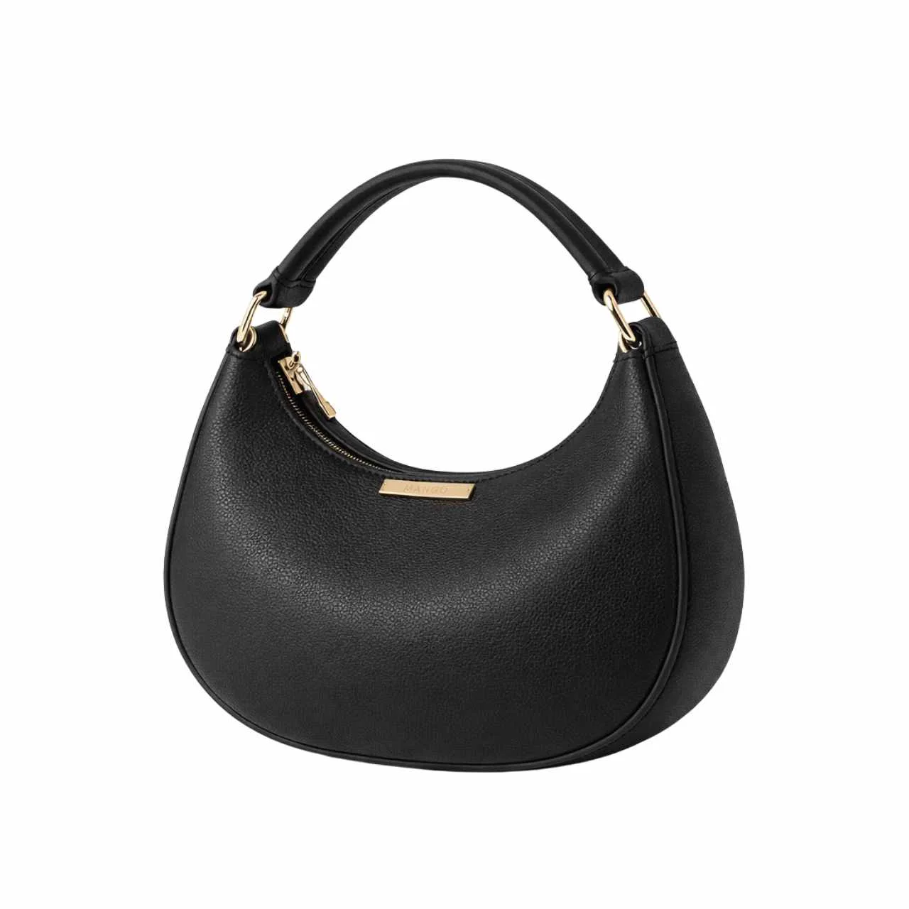 Exceptional Structured Faux Leather Hobo Bag Expertly Made