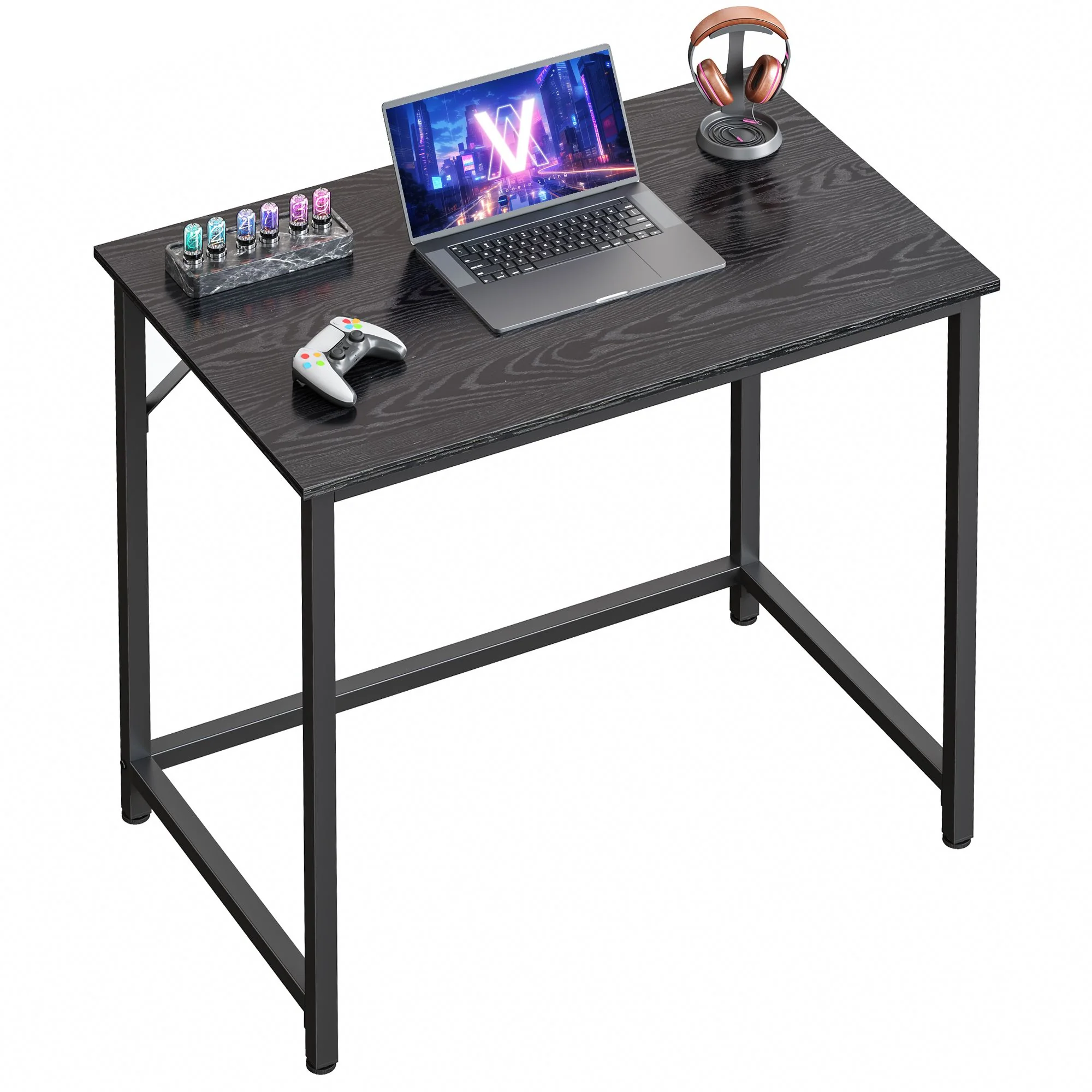 Detailed VASAGLE Computer Desk Gaming Desk Sophisticated