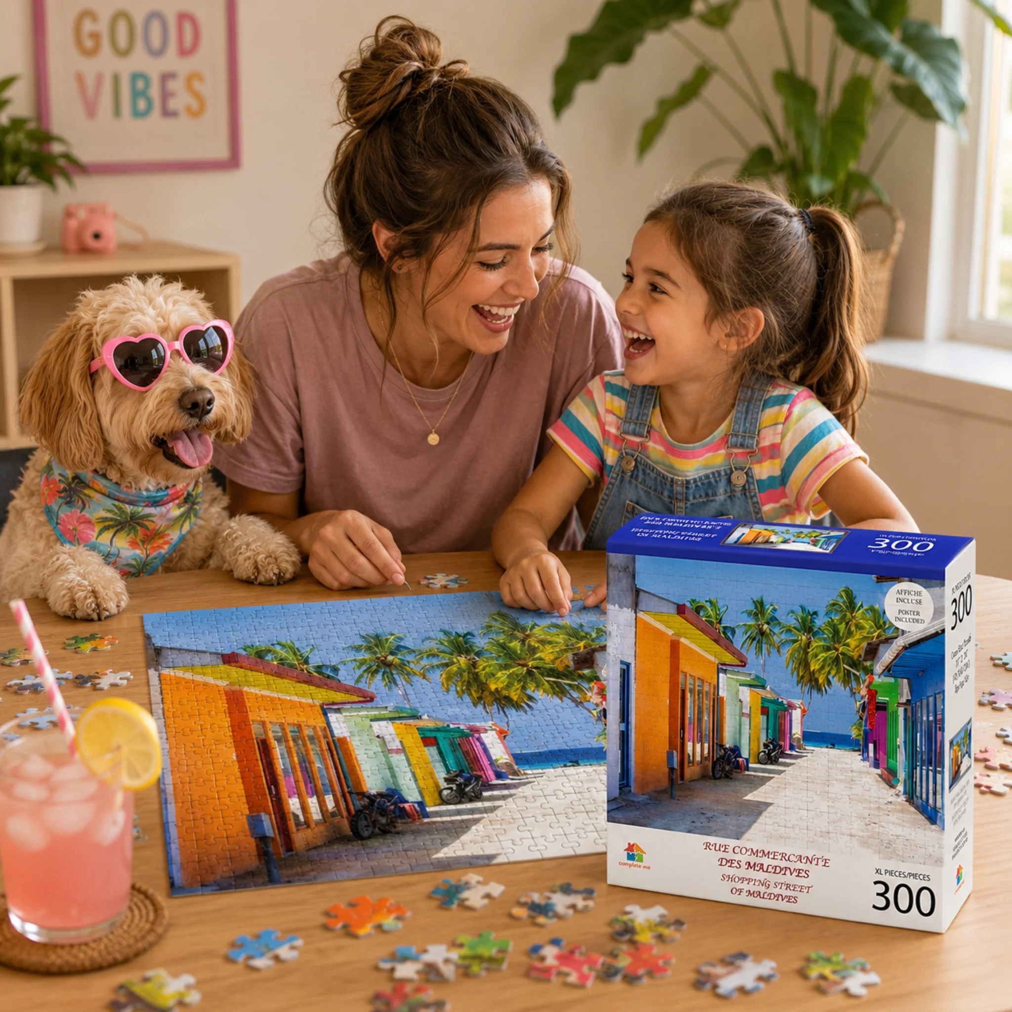 Next-Generation Premium Landscape Animal Puzzle – 300 500 or 1000 Pieces Poster Included