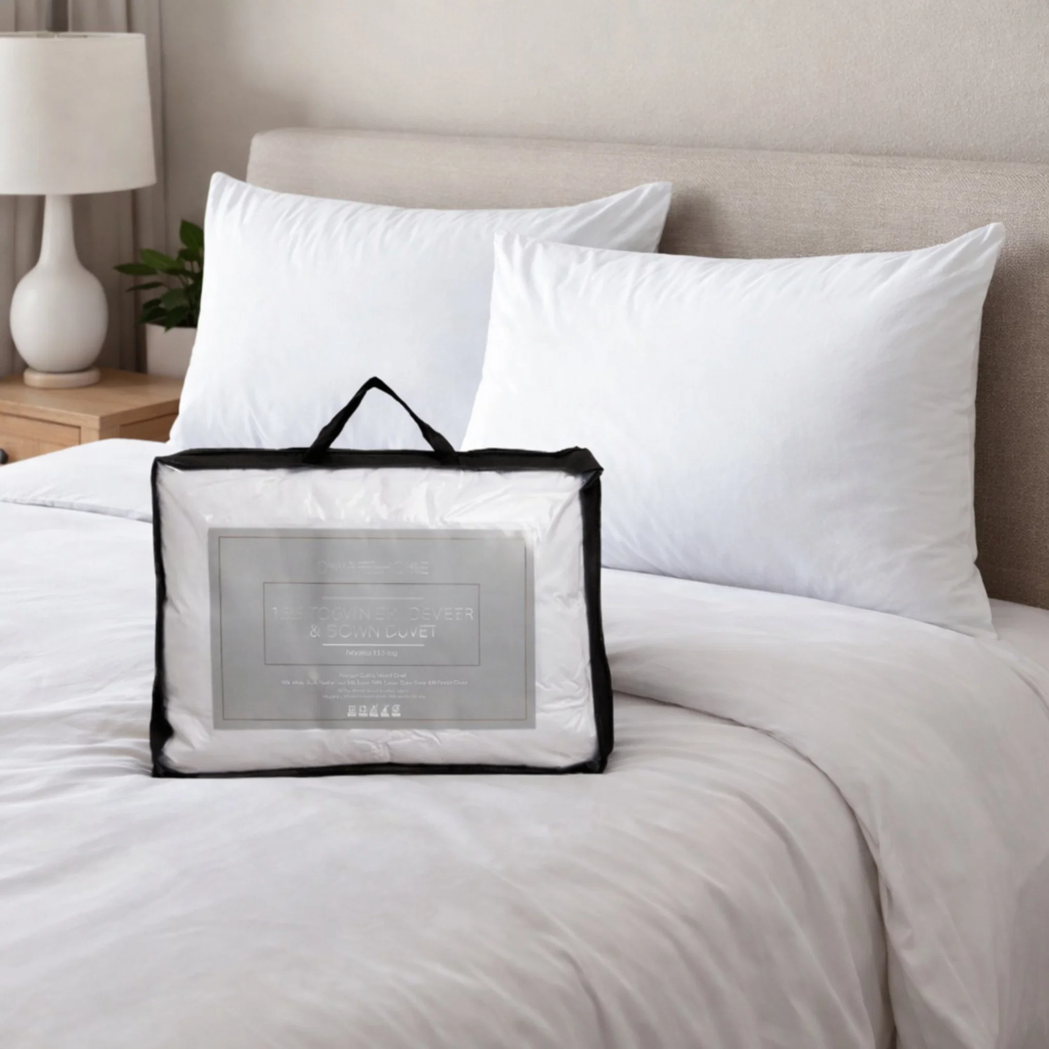 Soft Down Pillow Set – Set of 2 Sophisticated