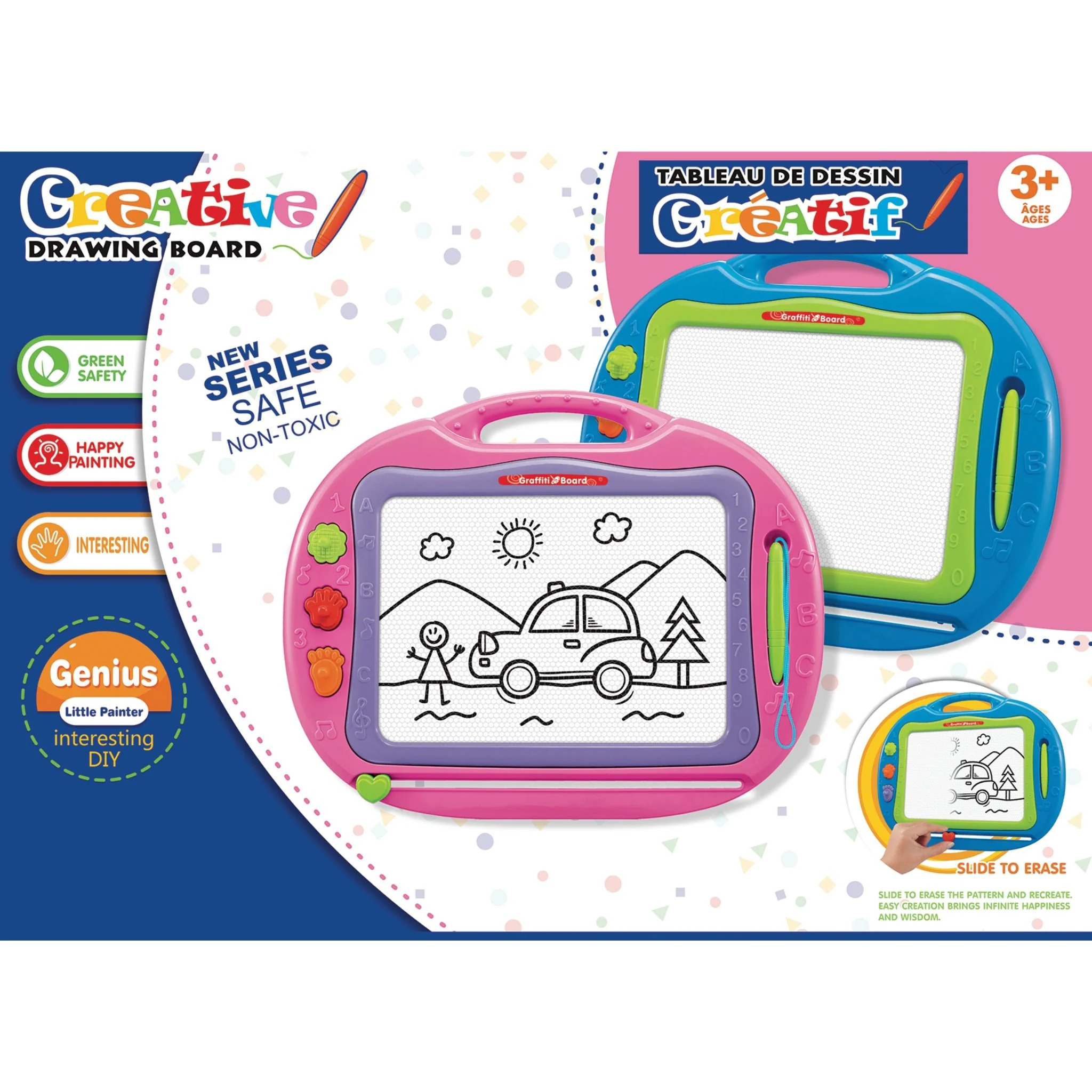 Trendy Creative Kids Magnetic Drawing Board Organic