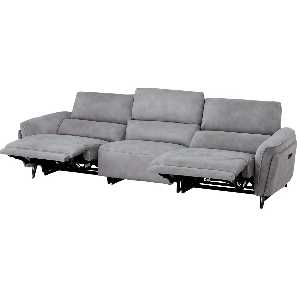 Authentic 2M ELECTRIC WIDE 3 SEATER SOFA LS02 PEY GY Soft