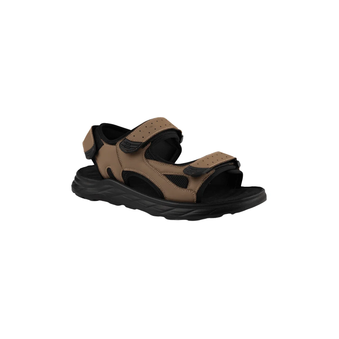 Detailed Adjustable Comfort Sport Sandals Solid