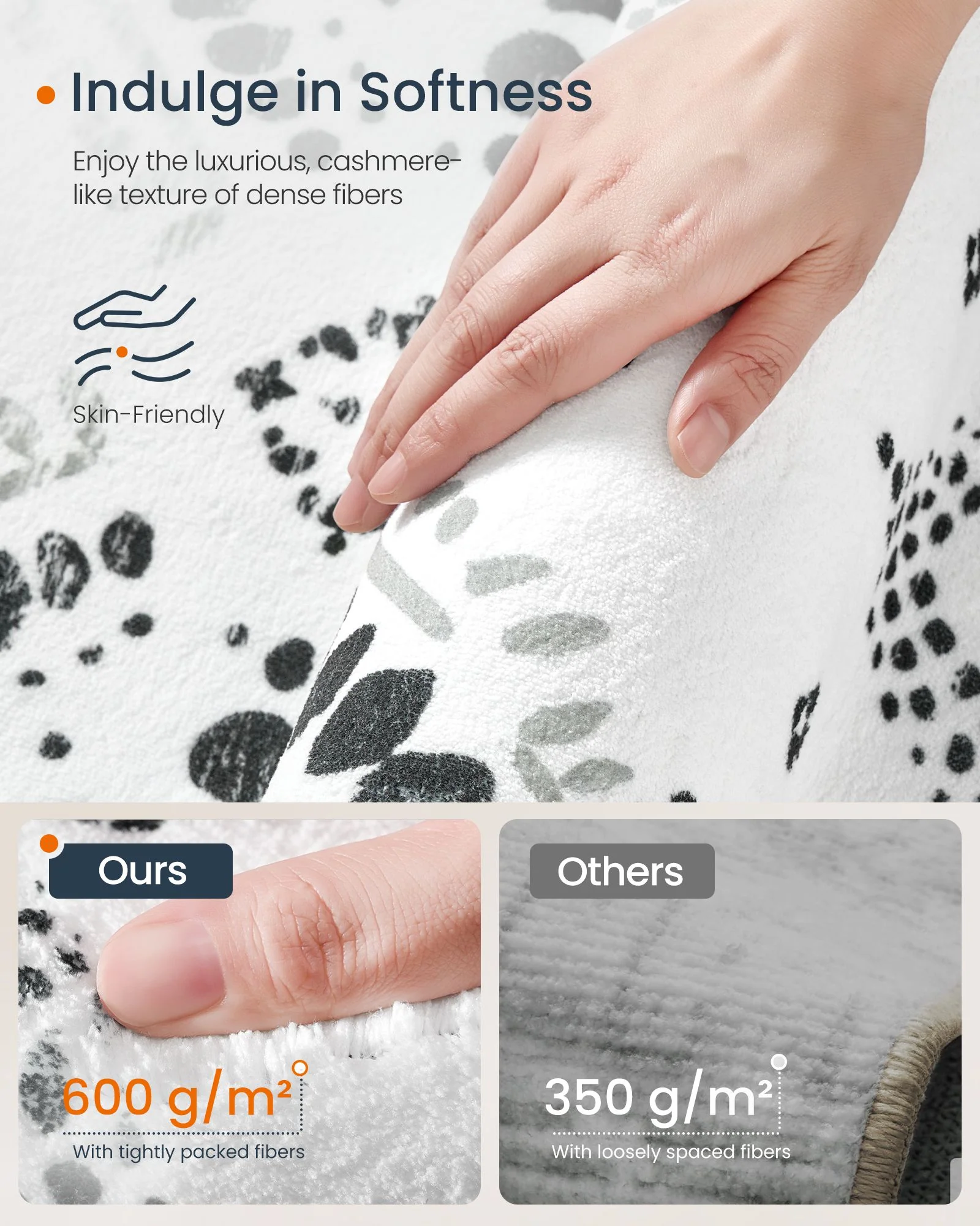 Modern SONGMICS HOME Area rug with non slip design and machine washable Consistent