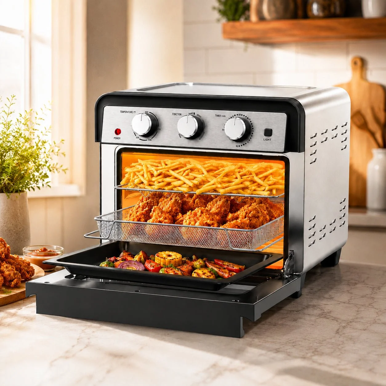 Specialty 7-in-1 Air Fryer Oven – 24 Qt Stylish