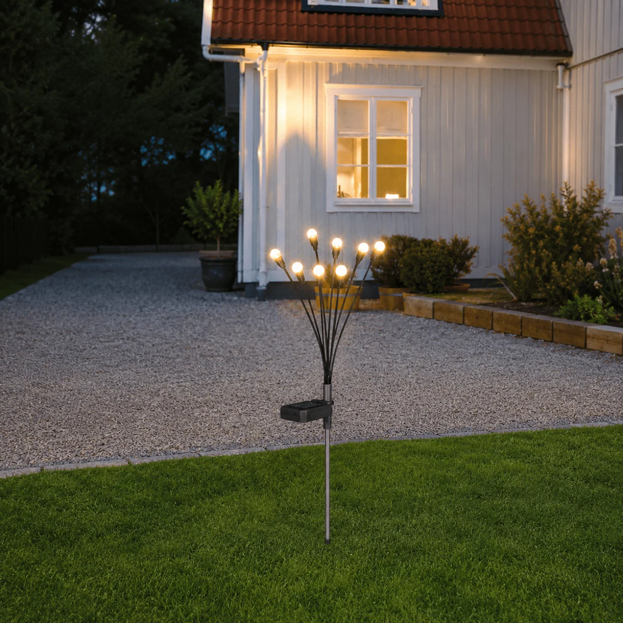 Detailed Solar Light Branch Garden Stake – 71 cm Outdoor LED Decorative Light Unique
