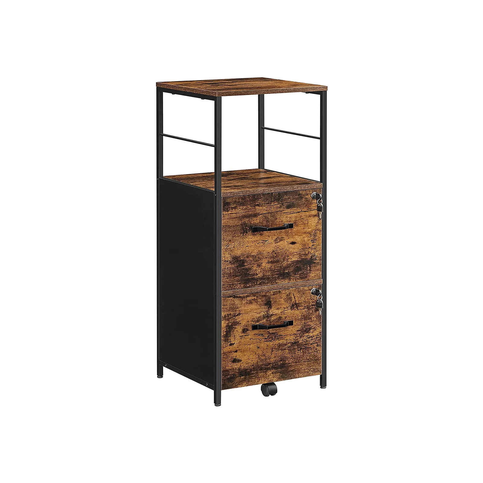 Secure VASAGLE VASAGLE File Cabinet for Home Office 2-Drawer Filing Cabinet with Lock Sophisticated