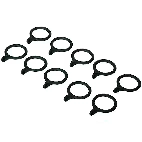 Prestigious RING RUNNER FOR CURTAIN POLE NT2 BK 10PCS Elite