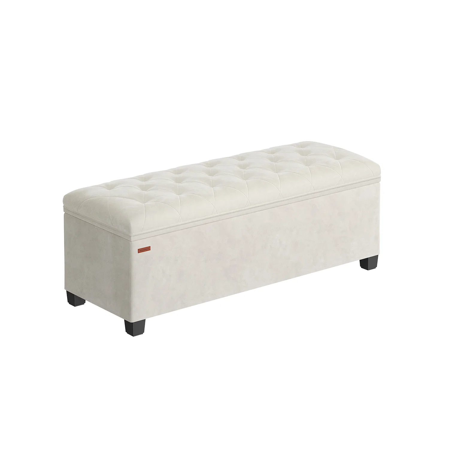 Smart SONGMICS Storage Ottoman Bench Relaxed