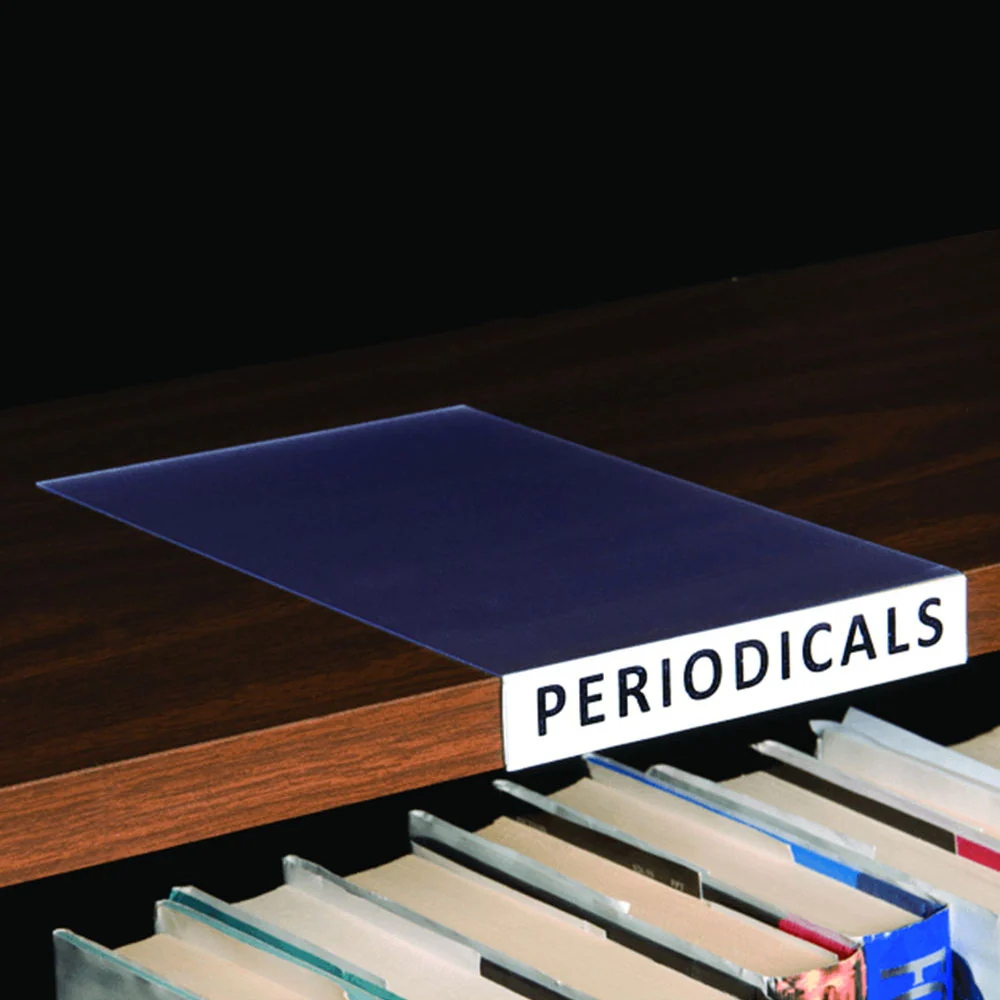 Versatile Movable Book Shelf Label Holder Superior