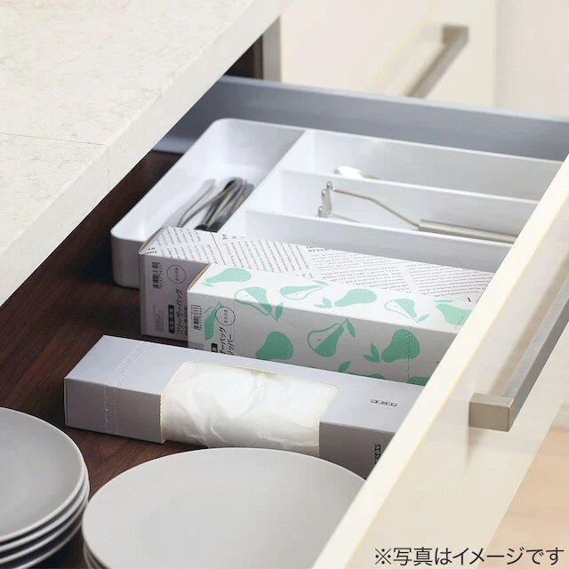 Exclusive SELF-STANDING DRAINER GARBAGE BAG M 40P Trendy