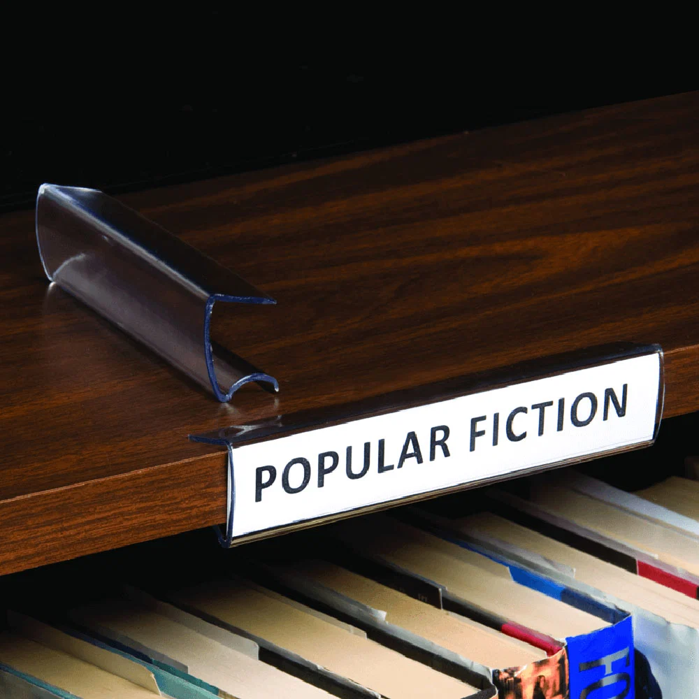 Soft Label Holders for Metal amp Wood Shelves Organic