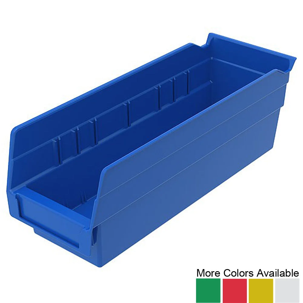 Fine Crafted 11-5 8 quot d x 4-1 8 quot w x 4 quot h Nesting Shelf Bins – 24 Pack Dependable