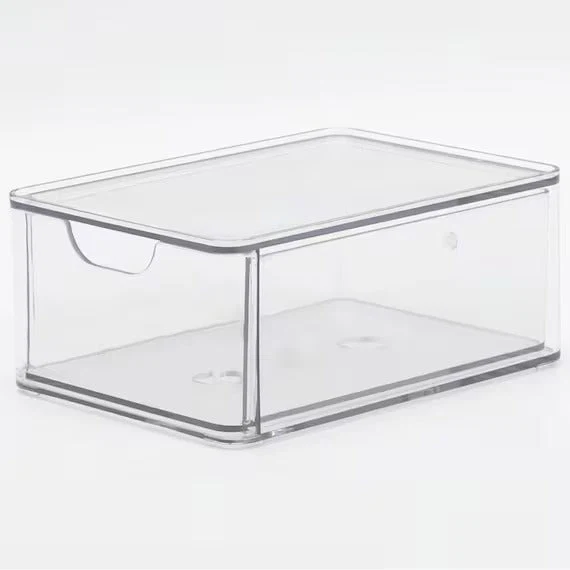 Unique CLEAR COSMETIC ORGANIZER WITH DRAWER S IW Minimalist