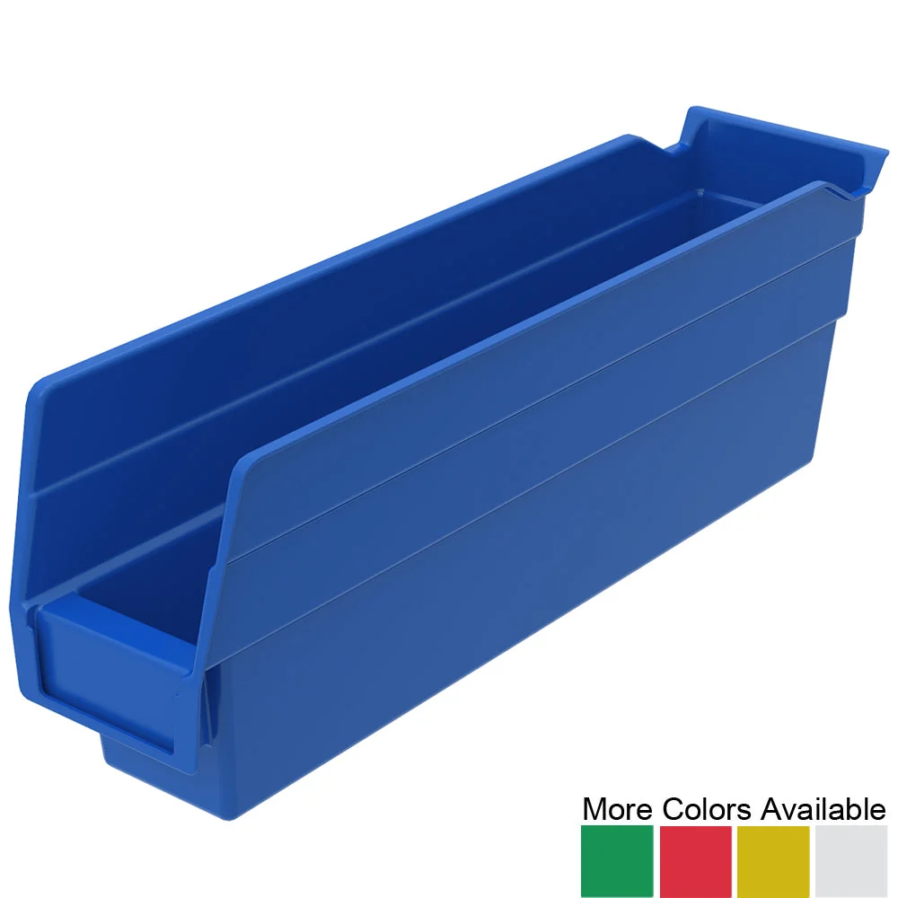 Fashionable 11-5 8 quot d x 2-3 4 quot w x 4 quot h Nesting Shelf Bins – 24 Pack Responsible