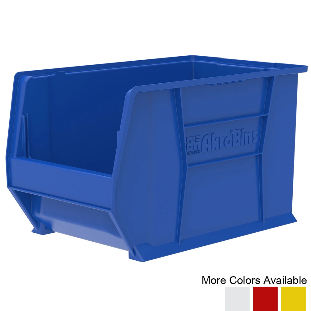 Eco-Friendly 20 quot d x 12-1 2 quot w x 12 quot h Super-Size AkroBins – 2 Pack Modern