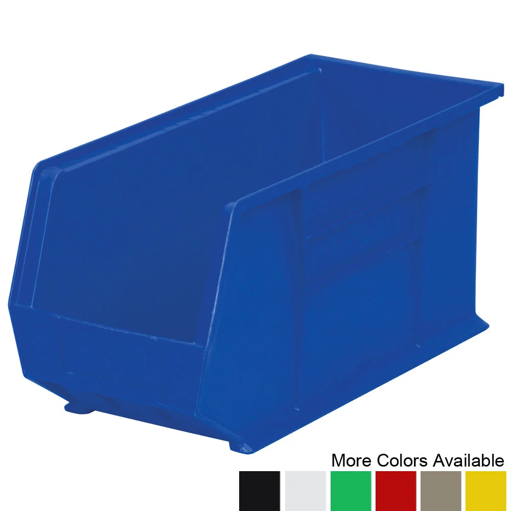 Sophisticated 18 quot d x 8-1 4 quot w x 9 quot h Stacking AkroBins – 6 Pack Traditional