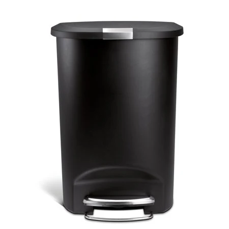 Prestigious STEPCAN PLAST 13GAL SEMIRND BLK Fashionable