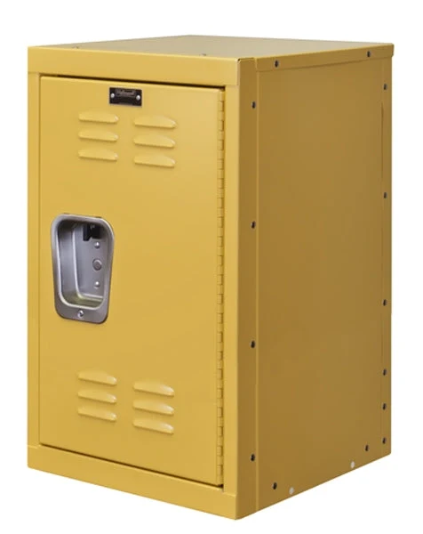 High-Grade Kids Yellow Mini Locker Expertly Made