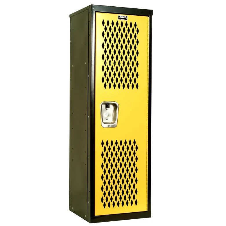 Breathable Black and Yellow Home Team Locker Eco-Friendly