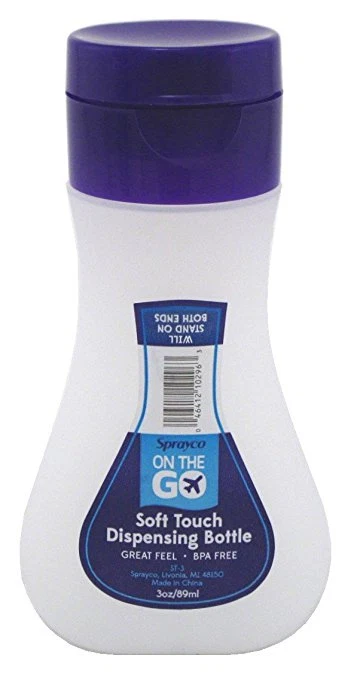 Superior 3OZ SOFT TOUCH TRAVEL BOTTLE Responsible