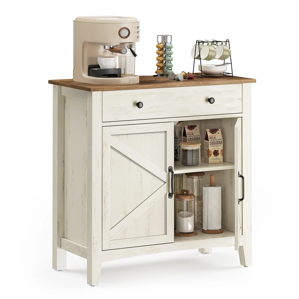 Original Design VASAGLE Liry Collection – Buffet Cabinet with Storage and Drawer Enhanced