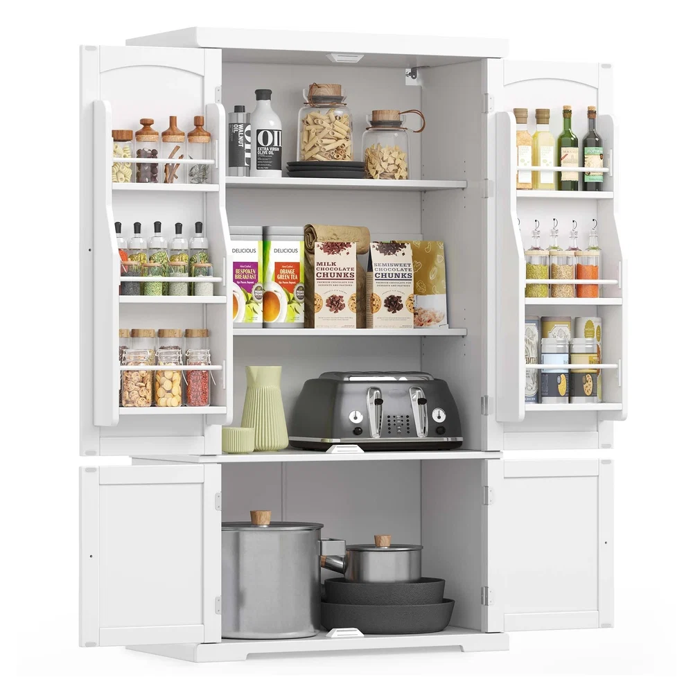 World-Class VASAGLE standing Kitchen Pantry Cabinet Refined