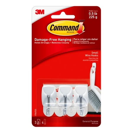 Specialty COMMAND WIRE HOOKS .5 3HKS Quality