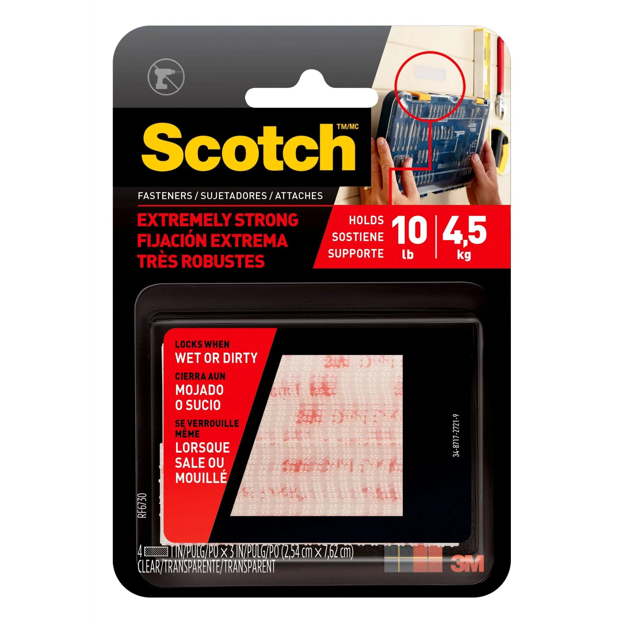 High-Grade SCOTCH EXTREME 1 quot x3 quot CLR Convenient