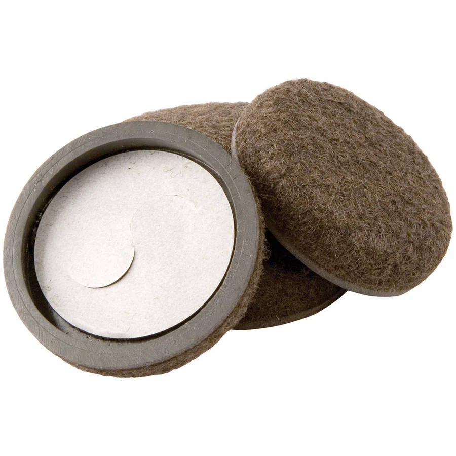 User-Friendly SLIDERS FURN 2 quot FELT ADH BRN 4PK Specialty