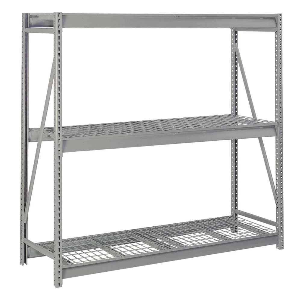 Sustainable 96 quot w x 72 quot h Bulk Storage Racks with Wire Decking High-Grade