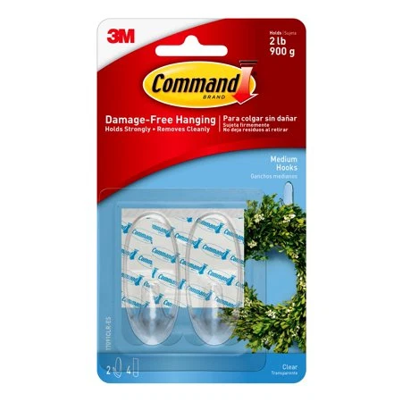 Superior COMMAND MEDIUM HOOKS 2 2HKS Natural