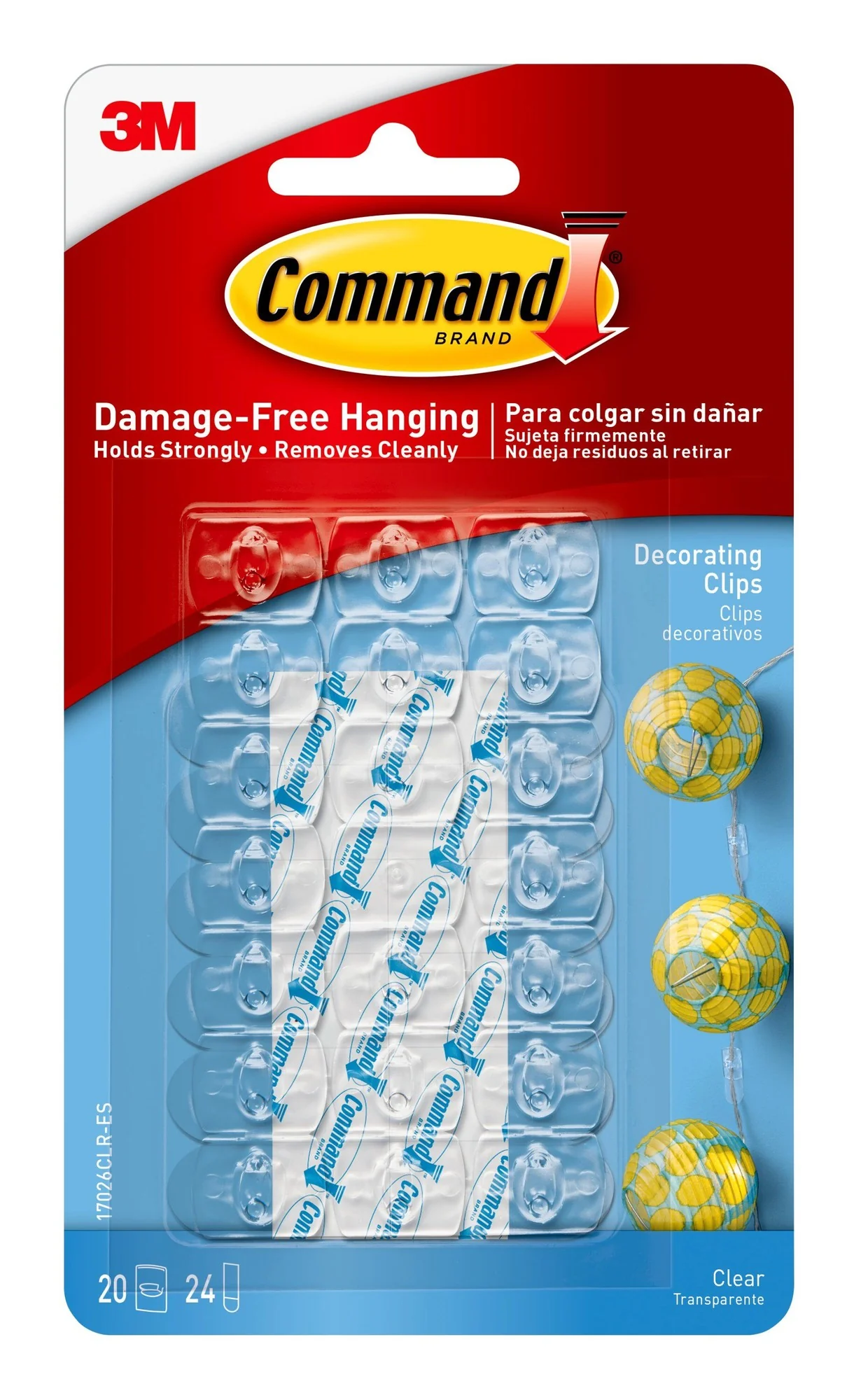 Practical COMMAND DECORATING CLIPS 20CT Quality