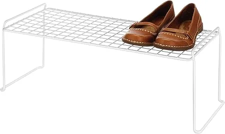 Innovative STACKING SHELF LONG WHITE Dependable