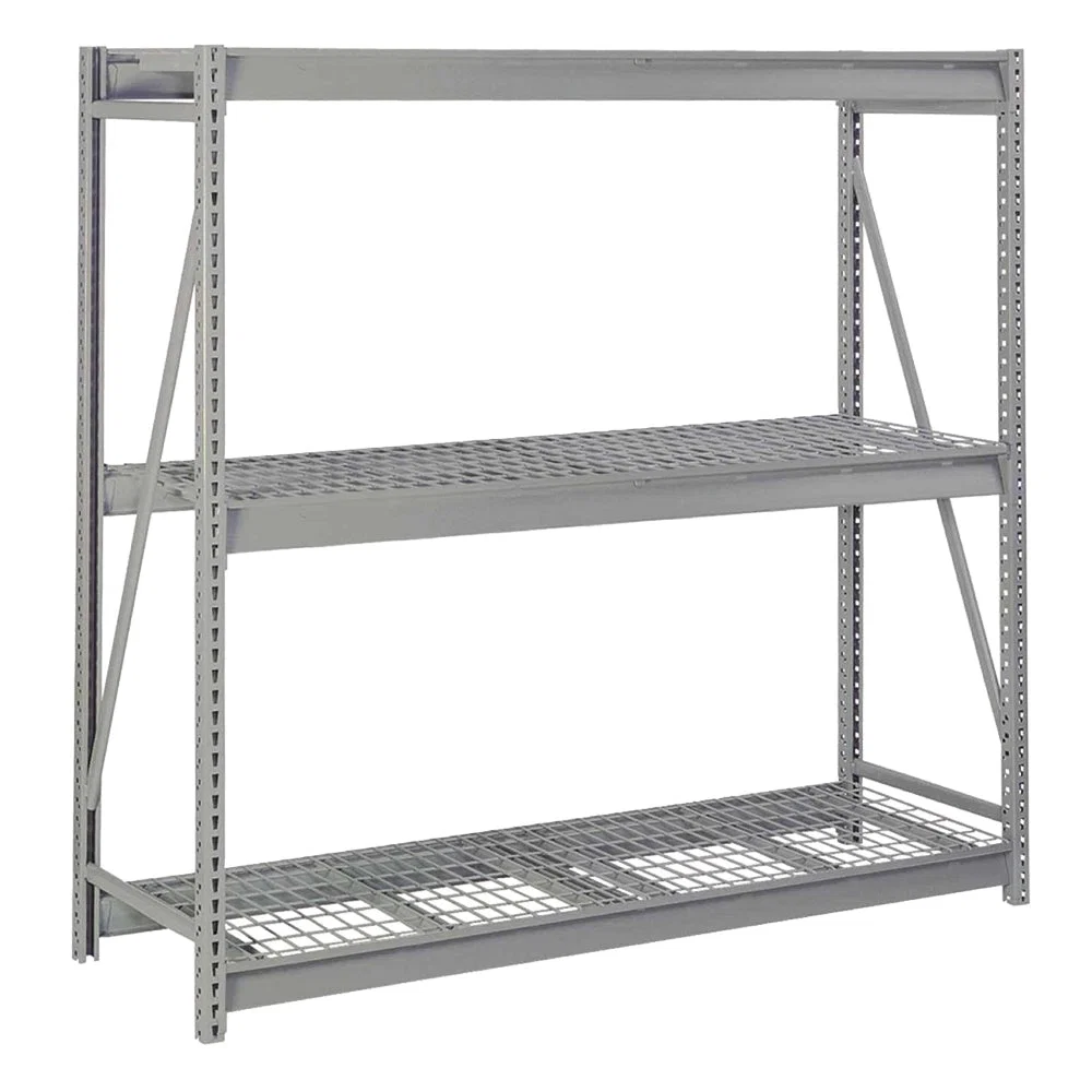 Dependable 96 quot w x 84 quot h Bulk Storage Racks with Wire Decking Fast