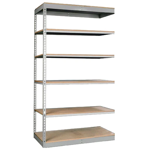 Fine Crafted Lyon 18 quot d 6-Shelf Light-Duty Boltless Shelving Add-On Units – Gray Functional