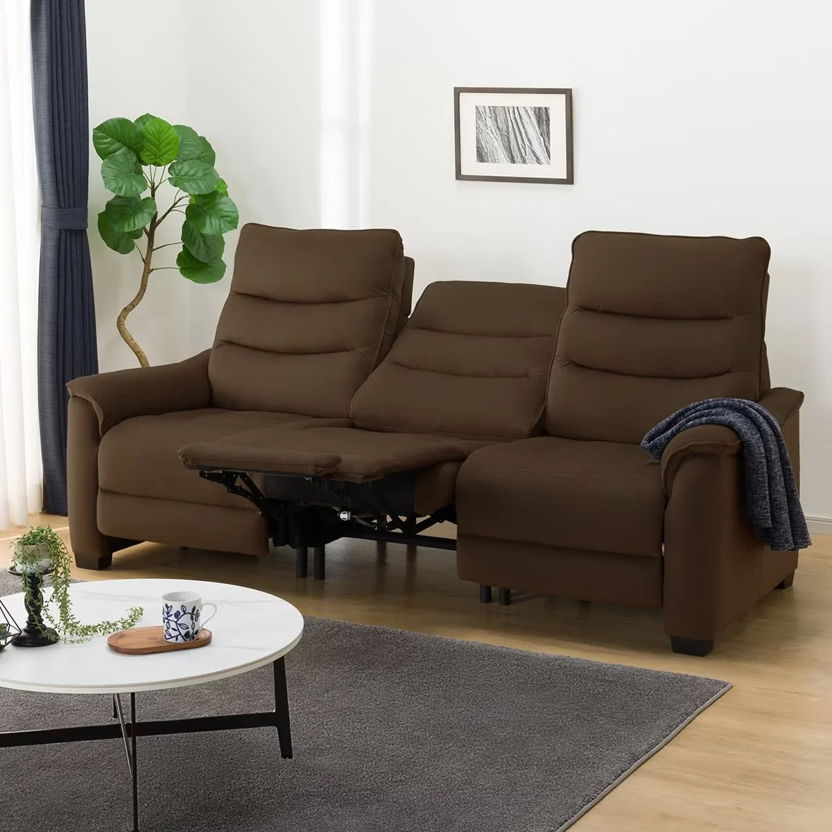 Contemporary 3 ELECTRIC 3P SOFA N-BELIEVA 3 MICROFIBER BR Proven